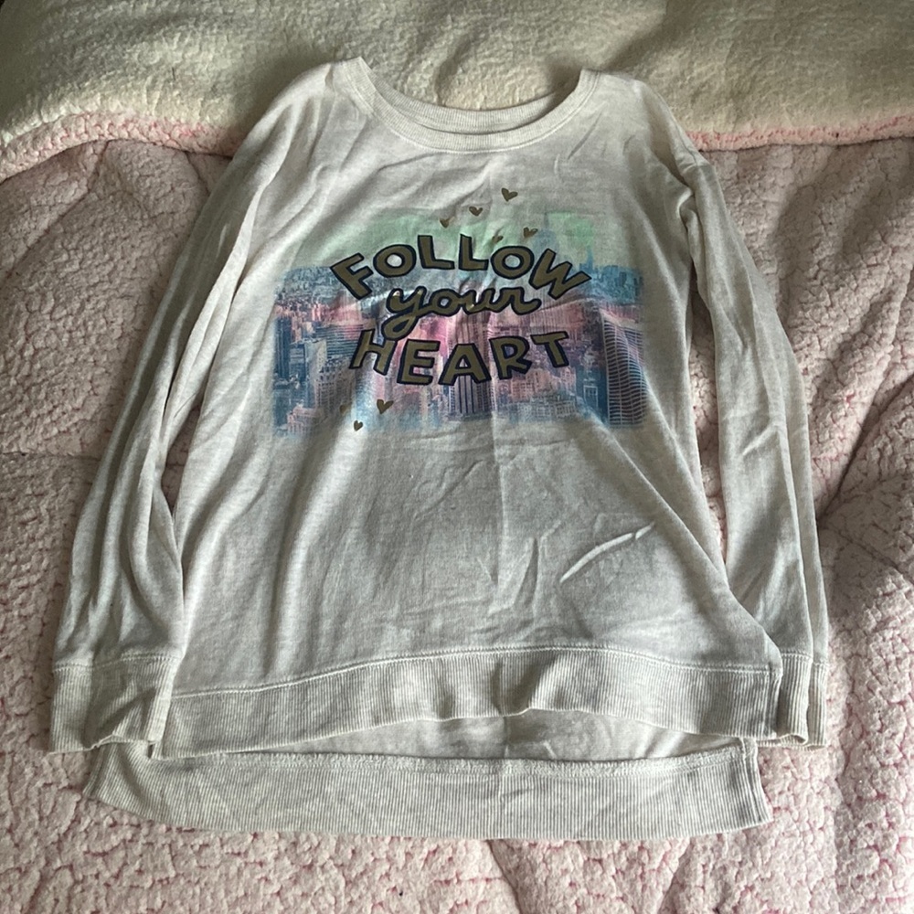 JUSTICE LONG SLEEVE SHIRT